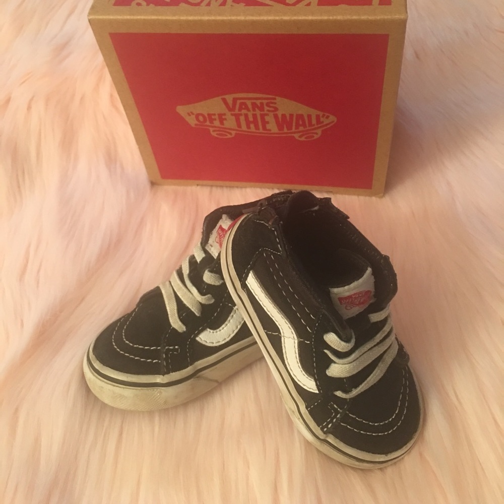High top vans.